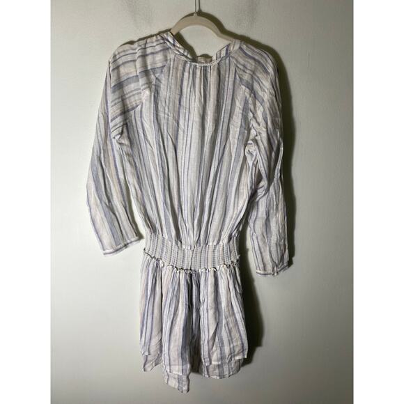 Rails Striped Midi Dress in Cream and Gray - Picture 5 of 5